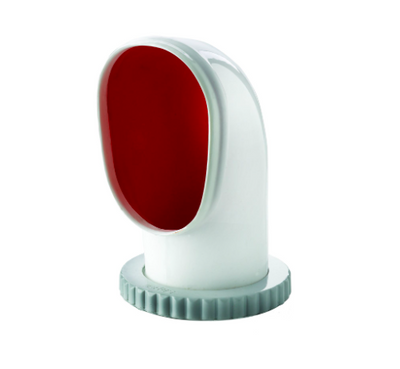  Vetus bådudstyr Doradeventil type Chinook S, silikone med rødt interiør, Ø 100 mm (inkl. Fast syntetisk ring) reservedel - Varenummer: CHINOOKS