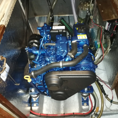 Færdig installeret bådmotor Solé diesel Sk60