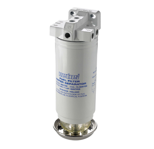 Vetus Vandudskiller / brændstof filter CE / ABYC, single, 10 micron, 460 l  - 350VTEB