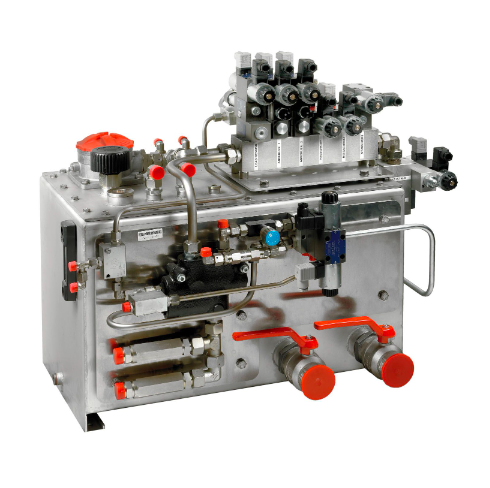 Vetus Komplet hydrauliktank 130 liter i rustfri, incl. HT1013 manifold, returfilter, 2 kugleventiler - HT1010BS