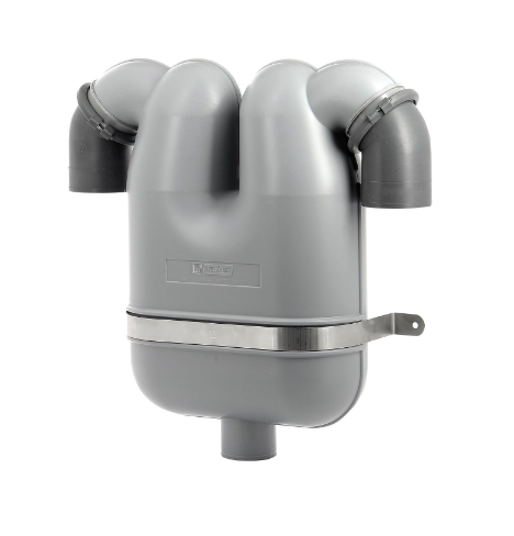 Vetus Udstødningsseparator 95/75mm - LGS9075