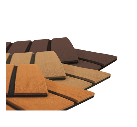Vetus VETUS skridsikker heldæk i birke teak-look, selvklæbende (3M) EVA-skum 240x90 cm til kantfinish - NOSKIDFBI