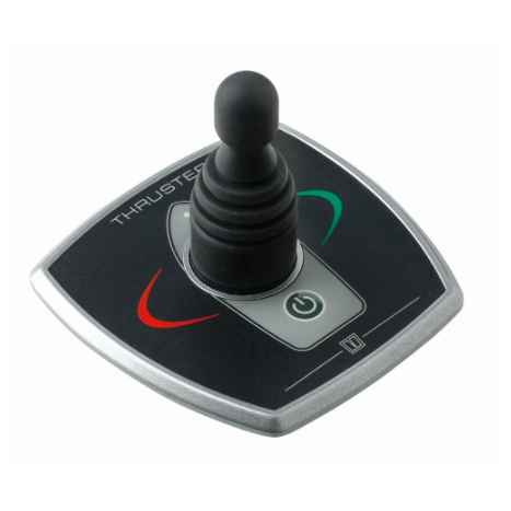 Vetus Bovpropel panel med joy-stik og tidsforsinkelse, aluminium, 95 x 95 mm, 12/24 V - BPAJ