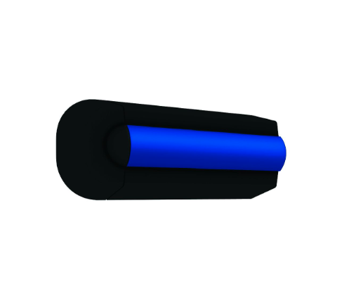 Vetus Set endestykker sort til fenderliste typen POLY35 - EPOLY35B
