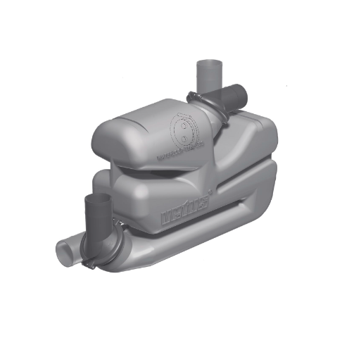 Vetus Lyddæmper LSG60 60 mm roterende studse  - LSG60