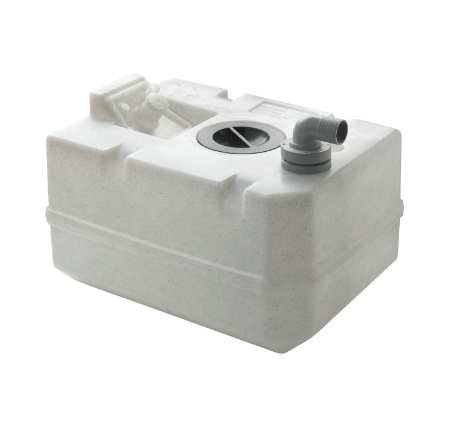 Vetus Spildevandstank 80 ltr inkl. Tilslutninger og inspektionsluge - BTANK80C