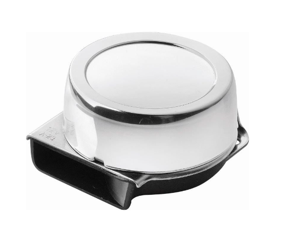 Vetus Enkelt horn, 12/24 V, rustfrit stål, dybe ton - C12L