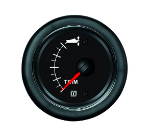 Vetus Trim måler for Z-drev, 12/24 Volt, sort - TRIMB