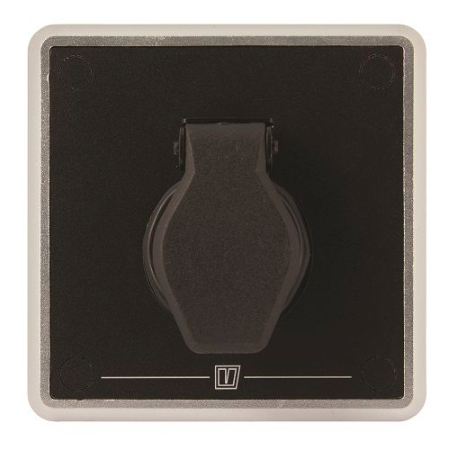 Vetus V-CAN panel til elektrisk fremdrift med nøglekontakt, sort - MPE1KB