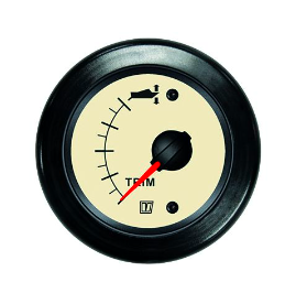 Vetus Trim måler for Z-drev, 12/24 Volt, hvid - TRIMN