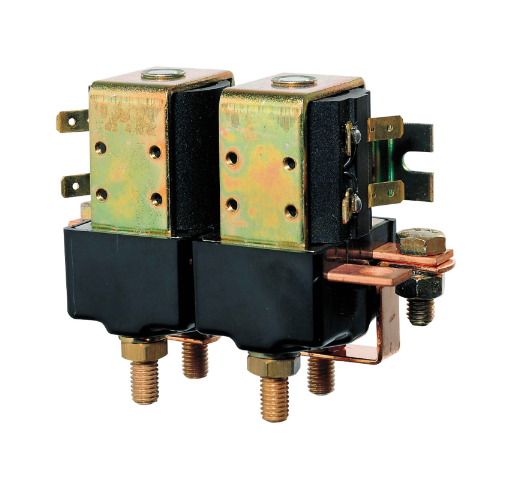 Vetus Dobbelt relæ 12 Volt / 1500 W, m 8 terminaler - AFST1512D