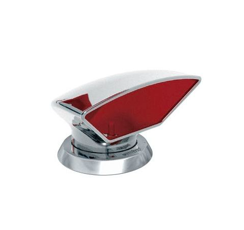 Vetus Cowl ventilator 75 mm id, type Donald, S / S 316, med rød interiør (incl ringen og møtrik) - DON316R