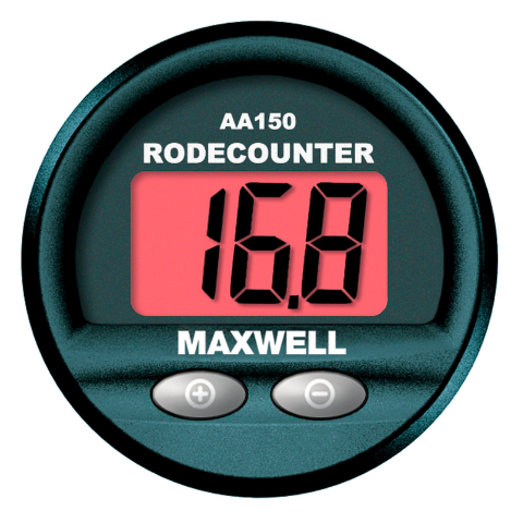 Vetus AA 150 Til panelmontering red tæller, uden kontrolknappen - P102939