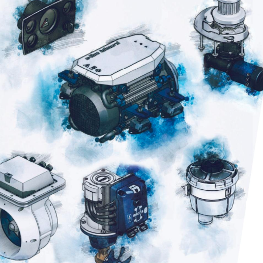 Vetus RC12-HD, 12mm 220 / 400V 50hz AC, 100TDC ACW kædehjul + Capstan - P105493