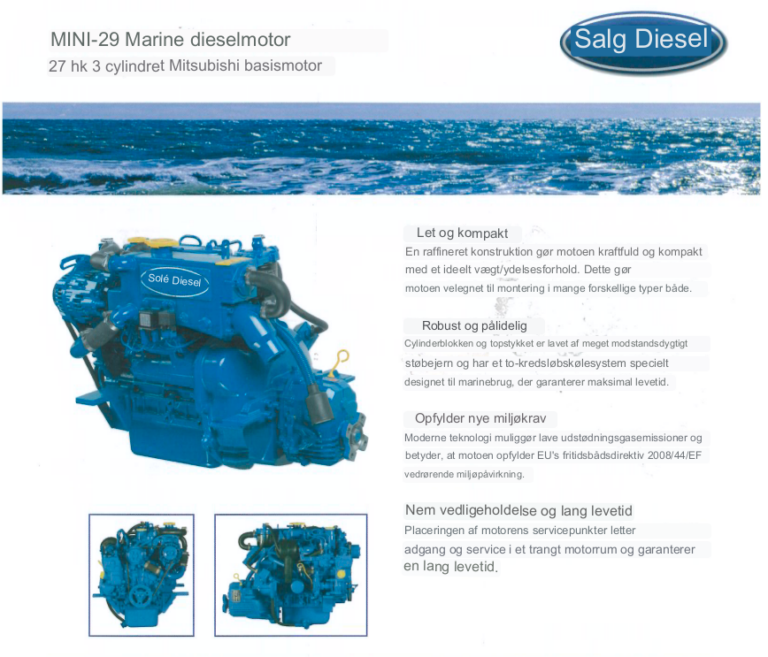 Solé Diesel MINI 29 diesel bådmotor