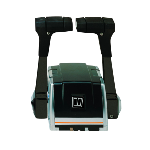 Vetus Dobbelt håndtag fjernbetjening, top montering af kunststof (ekskl. Neutral sikkerhedsafbryder) - AFSTTOPT